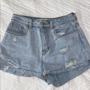brandy melville high waisted shorts